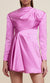 Acler Sampson Dress In Hibiscus Spot Print