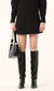 Elka Collective Franca Knit Skirt In Black
