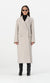 Elka Collective Laurence Coat In Ivory Marle