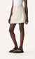 Elka Collective Clements Skirt In Ivory Croc