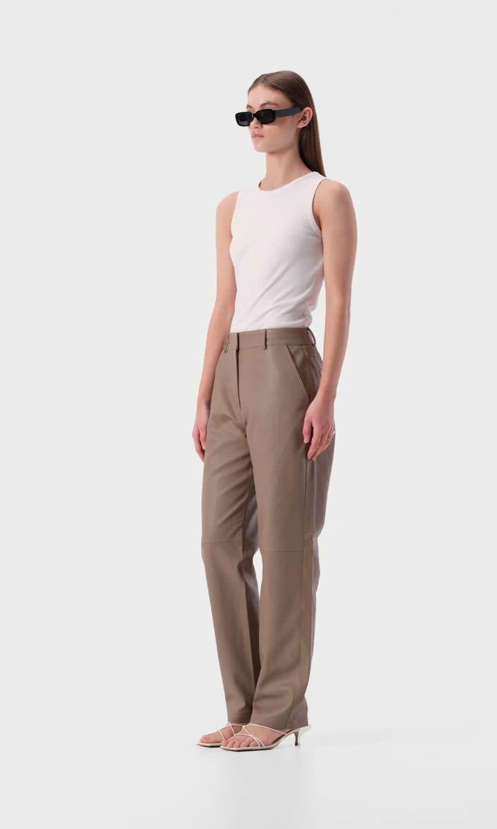 Elka Collective Bri Pant In Taupe