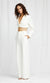 Significant Other Elka Cropped Blazer In Ivory