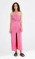 Significant Other Millie Halter Dress In Pop Pink