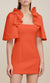 Acler Gwynne Dress In Tangerine