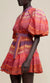 Acler Cardine Mini Dress In Watercolour Horizon Print