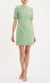 Rebecca Vallance Cher S/S Mini Dress In Green Check