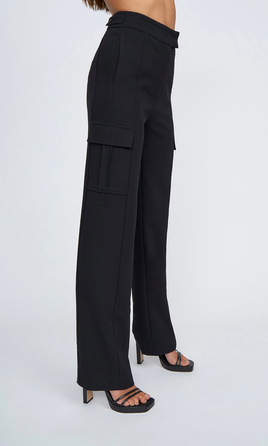 By Johnny Christine Cargo Pant In Black