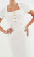 Rebecca Vallance Clarisse Midi Dress In Ivory