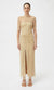 Camilla and Marc Avery Lace Dress In Gold