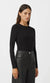 Camilla and Marc Saint Long Sleeve Top In Black