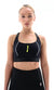 P.E Nation Double Play Sports Bra In Black