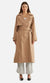 Ena Pelly Carrie Trench Coat In Camel