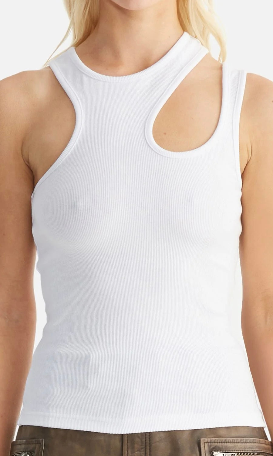 Ena Pelly Dixon Cut Out Tank In White