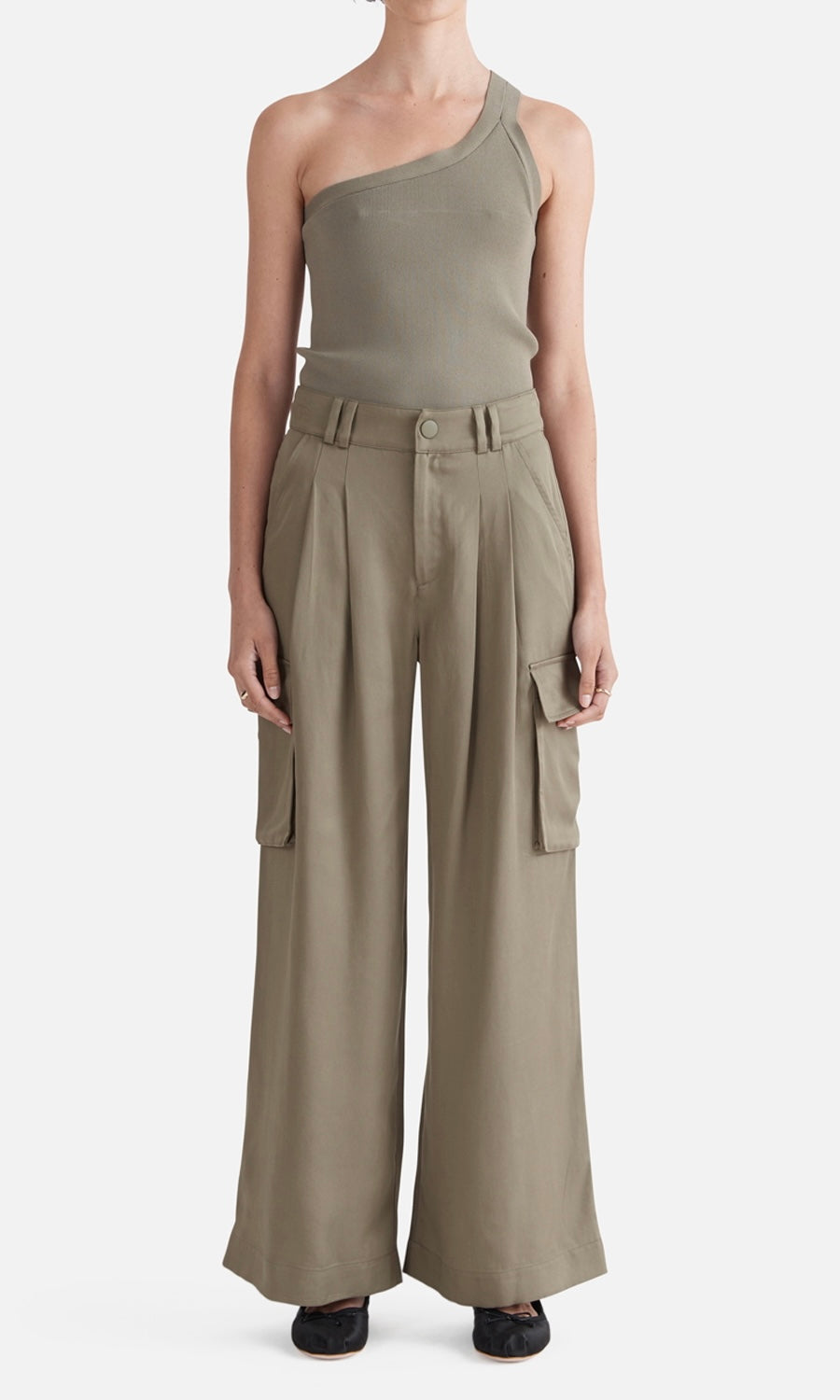 Ena Pelly Hayley Cargo Pant In Olive