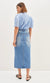 Morrison Blanca Denim Skirt In Blue