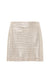 Manning Cartell High Voltage Mini Skirt In Nude Silver