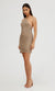 Significant Other Siena Mini Dress In Gold