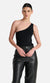 Ena Pelly Ellen Ribbed Bodysuit In Black
