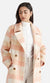 Ena Pelly Lana Wool Coat In Turtledove Check