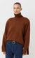 Camilla and Marc Alder Knit Turtleneck In Chocolate