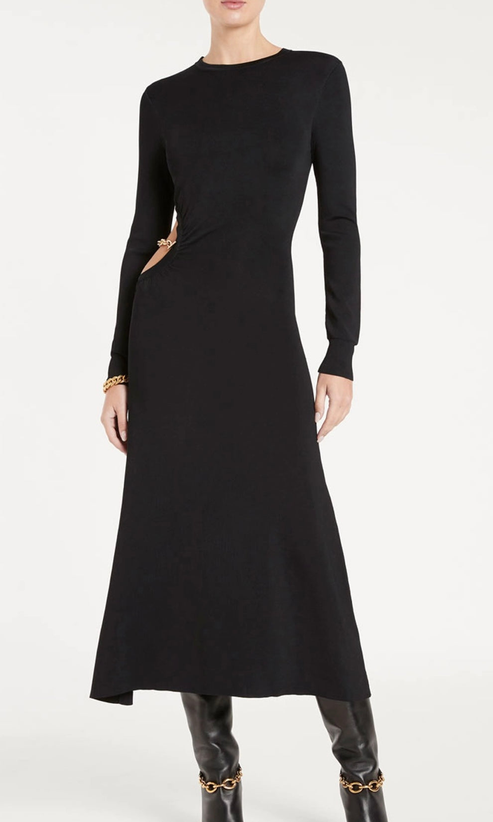 Rebecca Vallance Jayde Knit Dress In Black