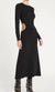 Rebecca Vallance Jayde Knit Dress In Black