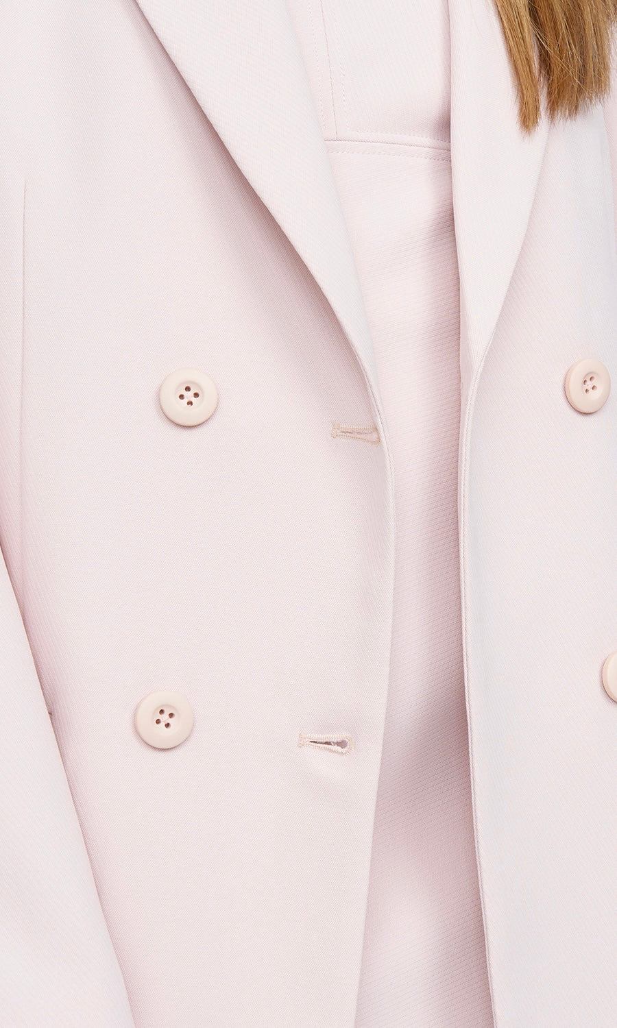 By Johnny Signature Twill Blazer In Soft Pink